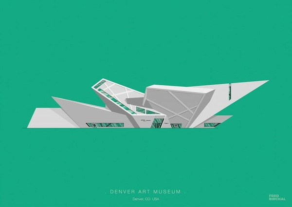 Denver Art Museum PLAKAT